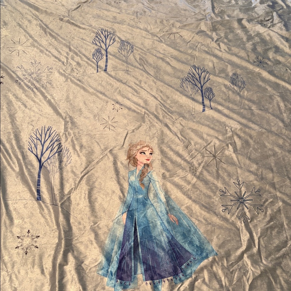 Frozen Themed Queen Comforter with Elsa Design and two shams